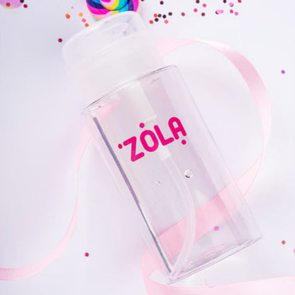 ZOLA - Plastic Liquid Container with Pump Dispenser (Transparent)