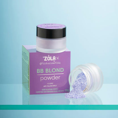 ZOLA - Viktorina Vika Eyebrow Brightening Purple BB Powder, 10g