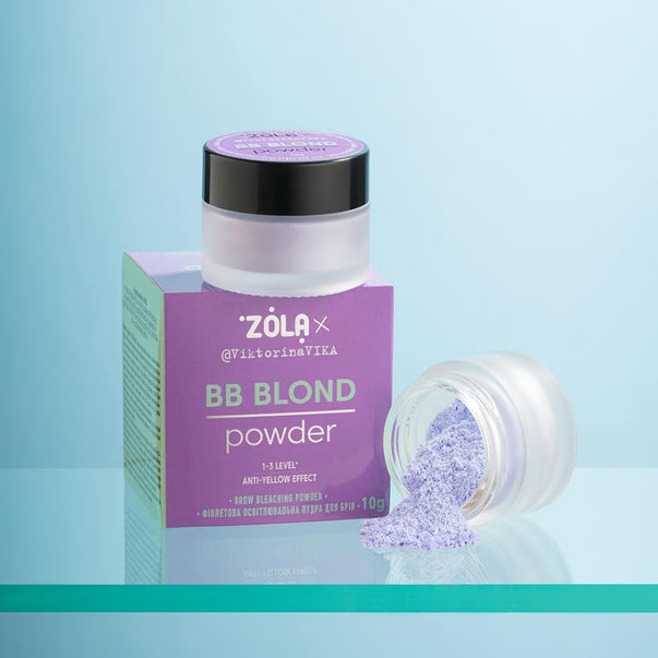 ZOLA - Viktorina Vika Eyebrow Brightening Purple BB Powder, 10g