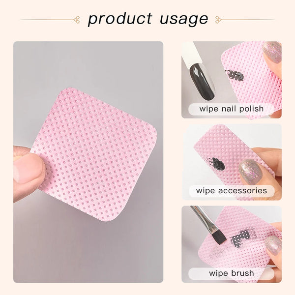 500 Pcs Lint Free Nail Wipes