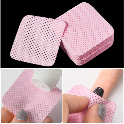 Cotton Pads - Square Wipes Nail Polish Remover