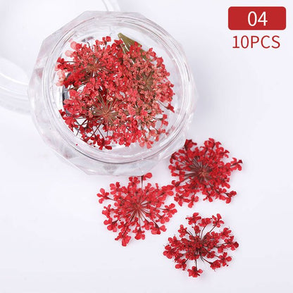 DRIED FLOWERS FOR NAIL ART DESIGN