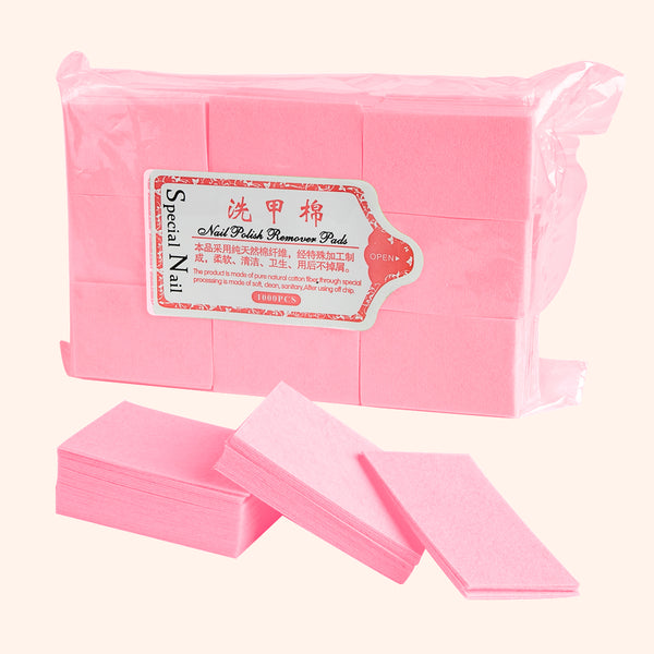 WIPES NAIL POLISH REMOVER - COTTON PADS - 1000 pcs