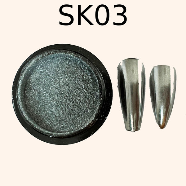 Chrome Nail Art Pigment Powder SK06 Mirror Effect