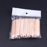 ORANGE WOOD STICKS, 100pcs