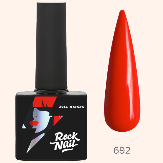 GEL POLISH  KILL KISSES 692 WARNING- ROCKNAIL™