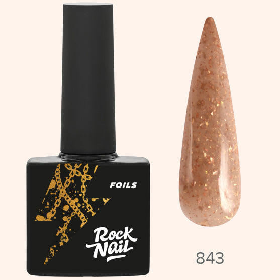 GEL POLISH FOILS 843 VISA GOLD- ROCKNAIL™